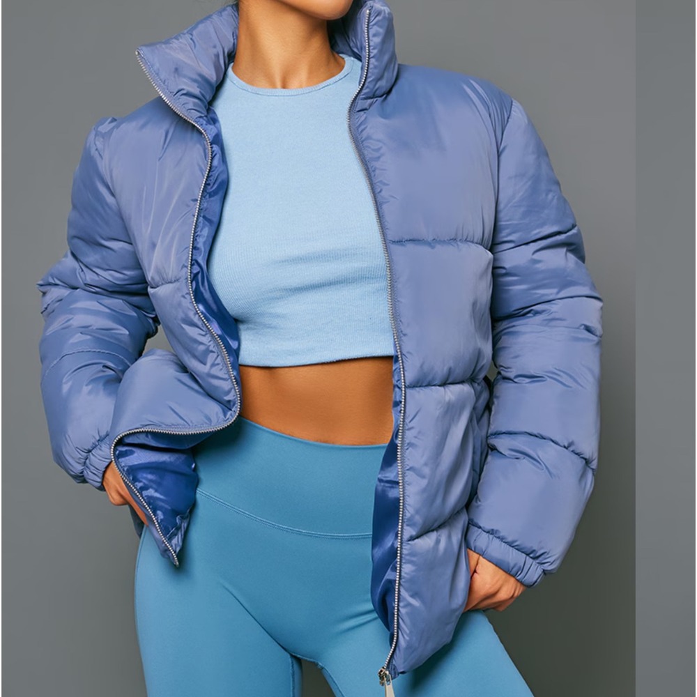 PrettyLittleThing Slate Grey Soft Touch Nylon Longline Padded Panel Puffer Coat